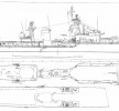 * Bouwtek. Holland klasse Onderzeebootjager 1950-52